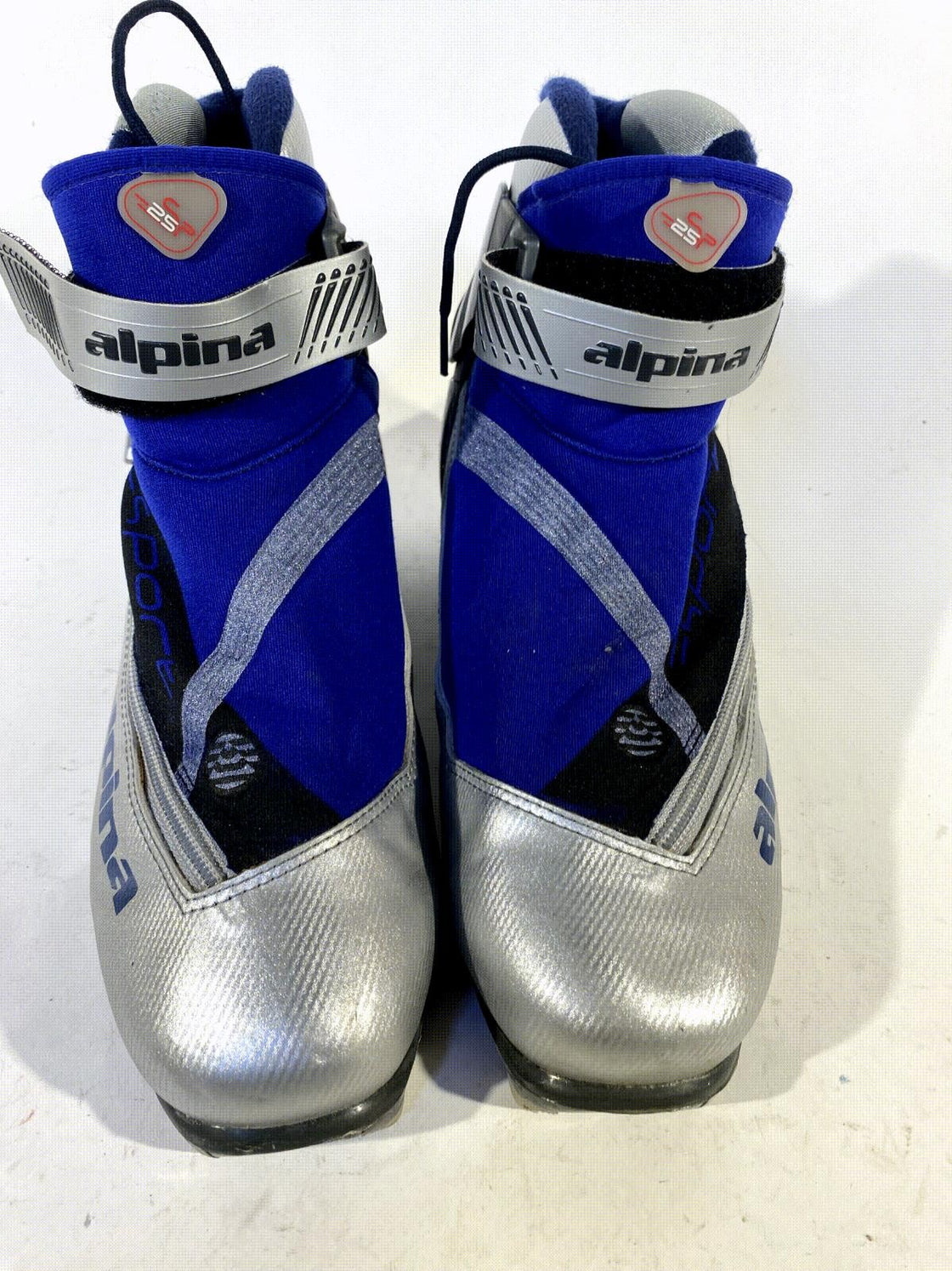 Alpina SP25 Nordic Cross Country Ski Boots Size EU42 US9 NNN bindings (36)
