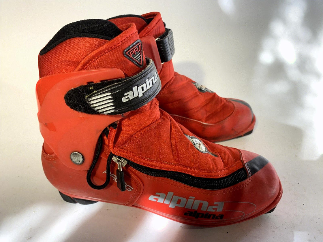 Alpina PRJ Racing Nordic Cross Country Ski Boots Size EU37 US5 NNN bindings (50)