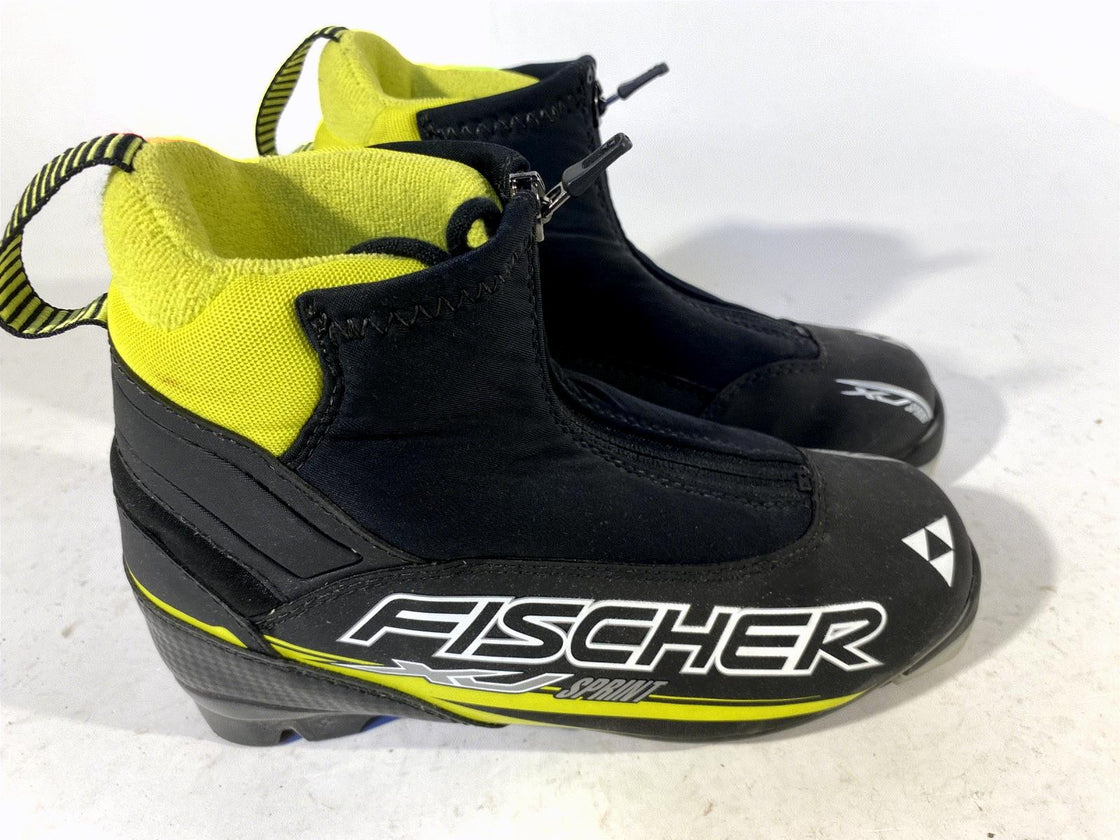 Fischer XJ Sprint Classic Nordic Cross Country Ski Boots Size EU37 US5 NNN 85