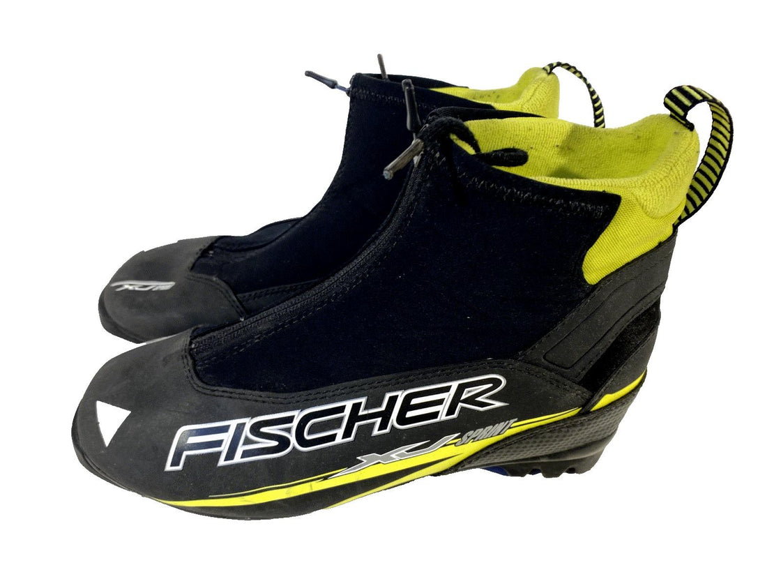 Fischer XJ Sprint Nordic Cross Country Classic Ski Boots Size EU40 US7.5 NNN 83