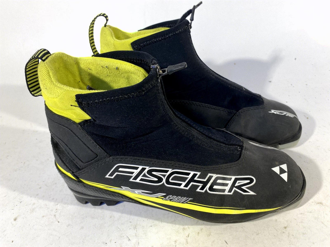 Fischer XJ Sprint Nordic Cross Country Classic Ski Boots Size EU40 US7.5 NNN 83
