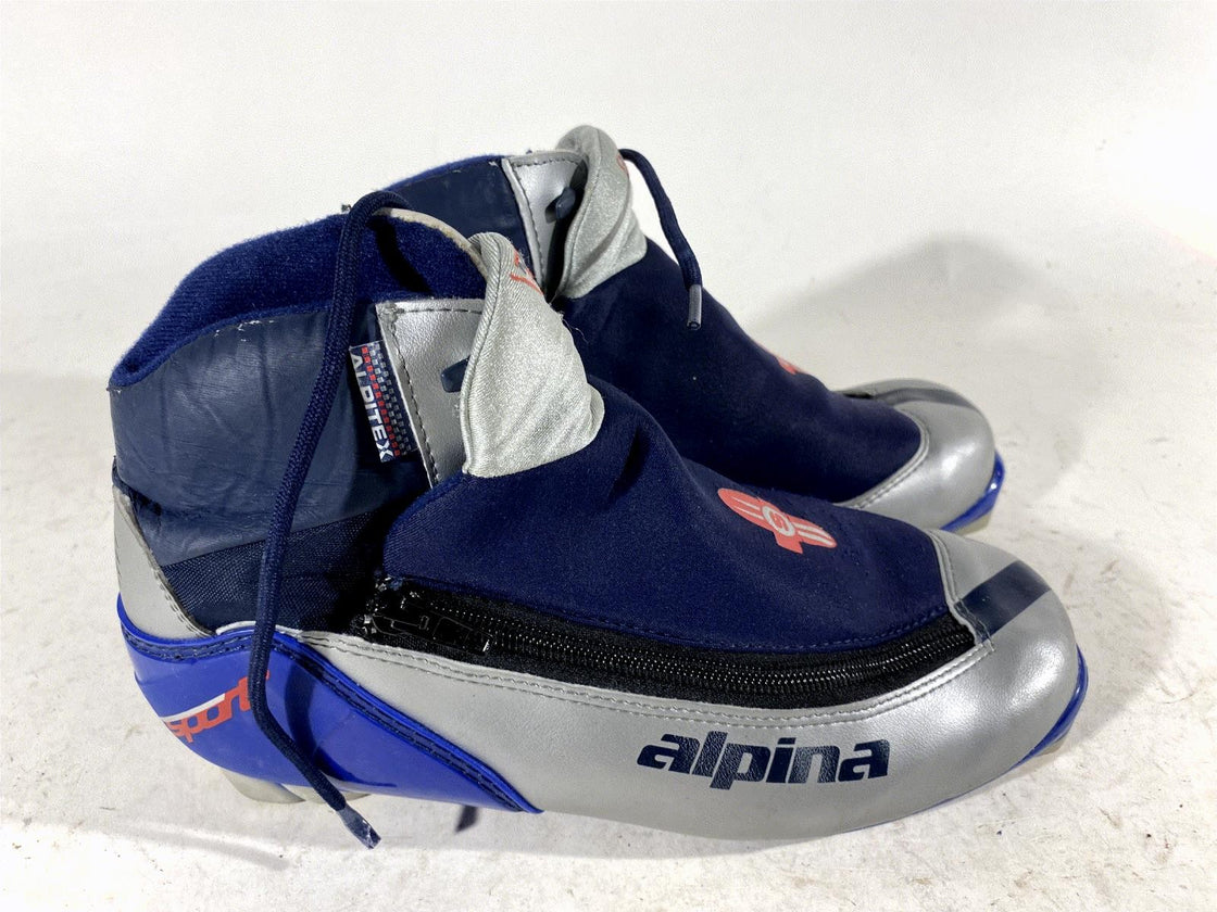 Alpina 314 Nordic Cross Country Classic Ski Boots Size EU40 US7.5 NNN 176