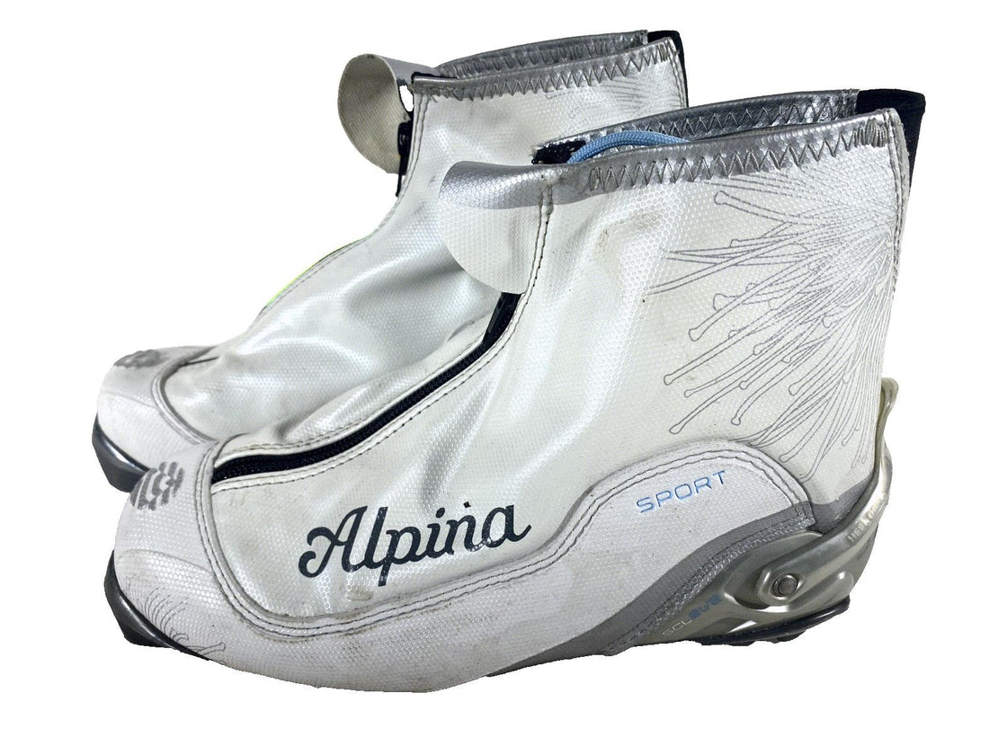 Alpina SCL Eve Nordic Cross Country Classic Ski Boots Size EU38 US6 for NNN 153