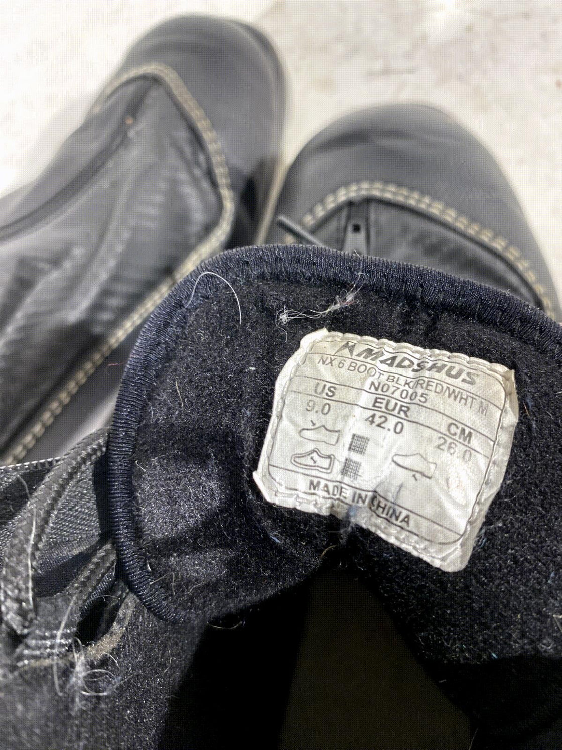 Madshus NX6 Nordic Cross Country Ski Boots Size EU42 US9 for NNN 210