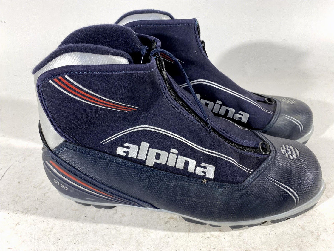 Alpina ST20 Classic Nordic Cross Country Ski Boots Size EU42 US9 NNN 194