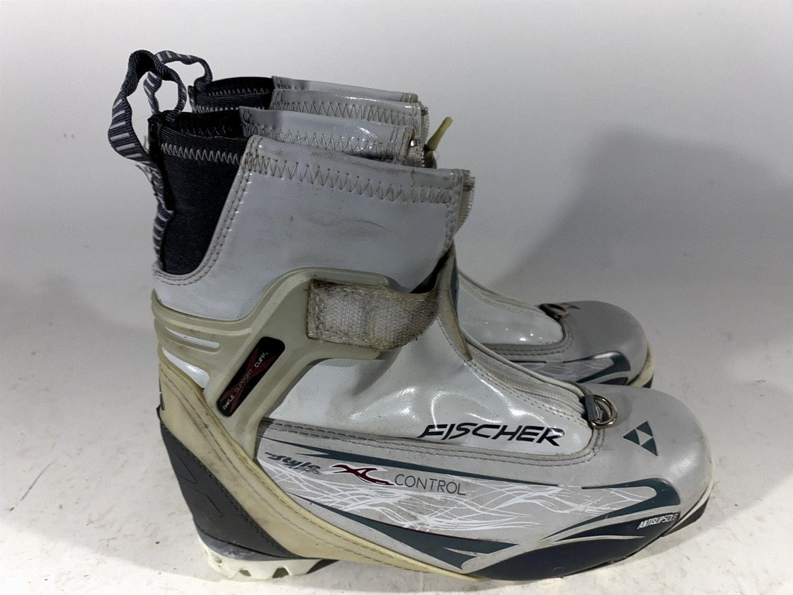 Fischer XC Control Combi Nordic Cross Country Ski Boots Size EU39 US7 NNN 193