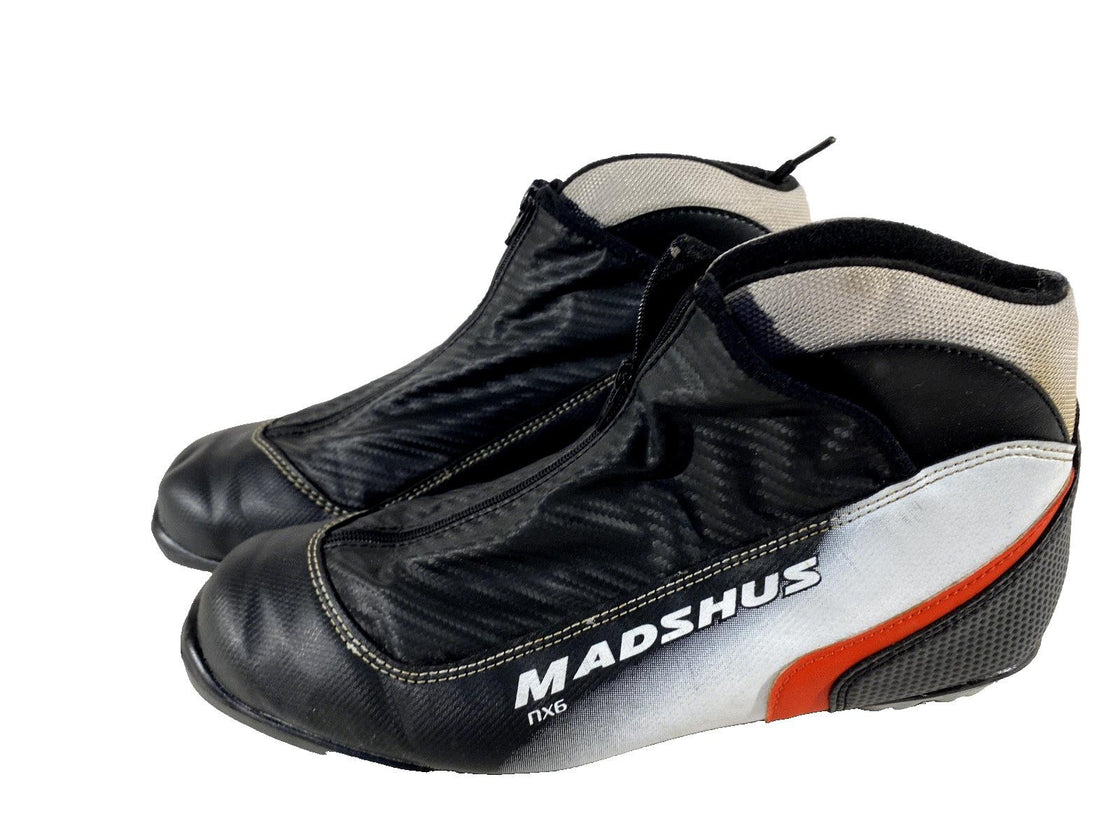 Madshus NX6 Classic Nordic Cross Country Ski Boots Size EU44 US10 for NNN 222