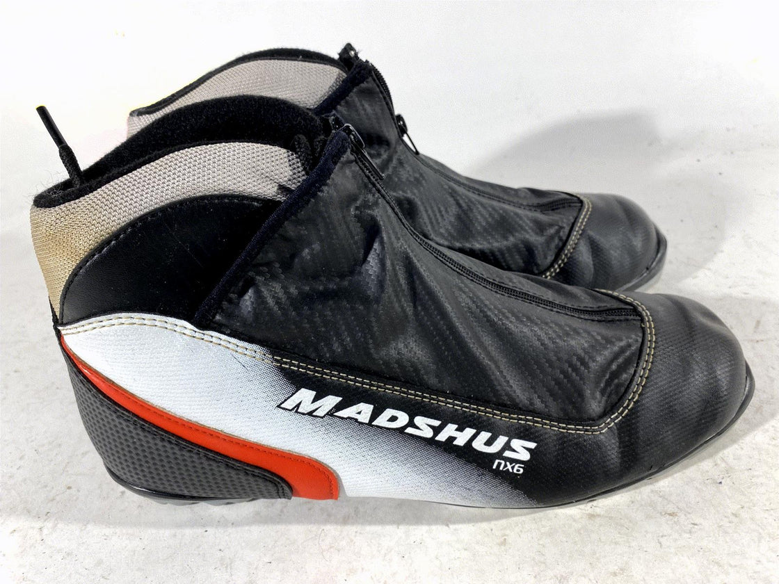 Madshus NX6 Classic Nordic Cross Country Ski Boots Size EU44 US10 for NNN 222