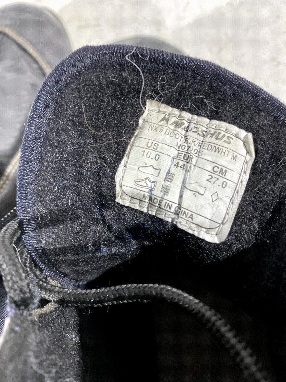 Madshus NX6 Classic Nordic Cross Country Ski Boots Size EU44 US10 for NNN 222