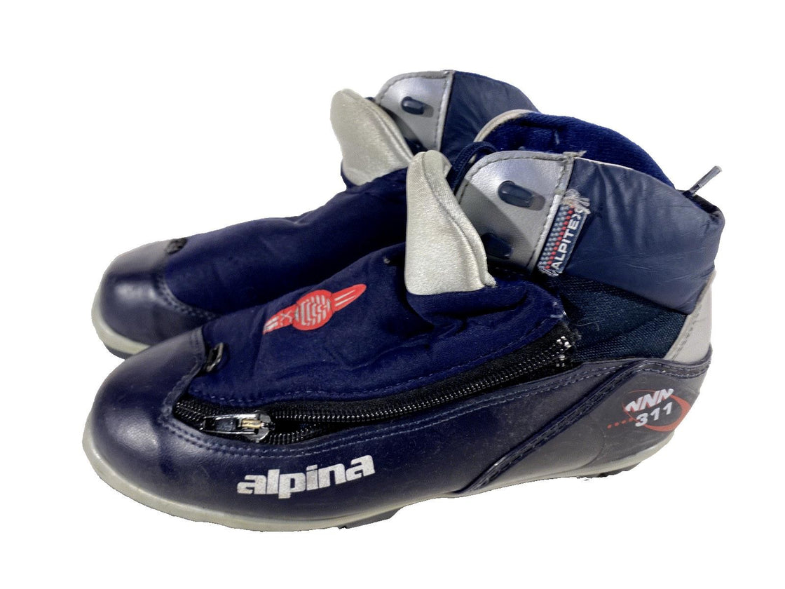 Alpina 311 Nordic Cross Country Classic Ski Boots Size EU38 US6 for NNN 237