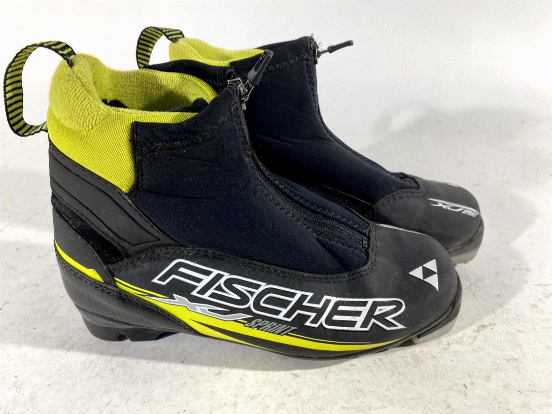 Fischer XJ Sprint Classic Nordic Cross Country Ski Boots Size EU37 US5 NNN 249