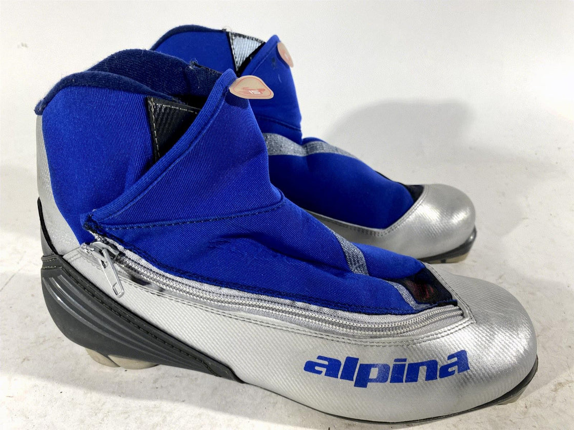 Alpina SP15 Nordic Cross Country Clasic Ski Boots Size EU42 US9 for NNN 250