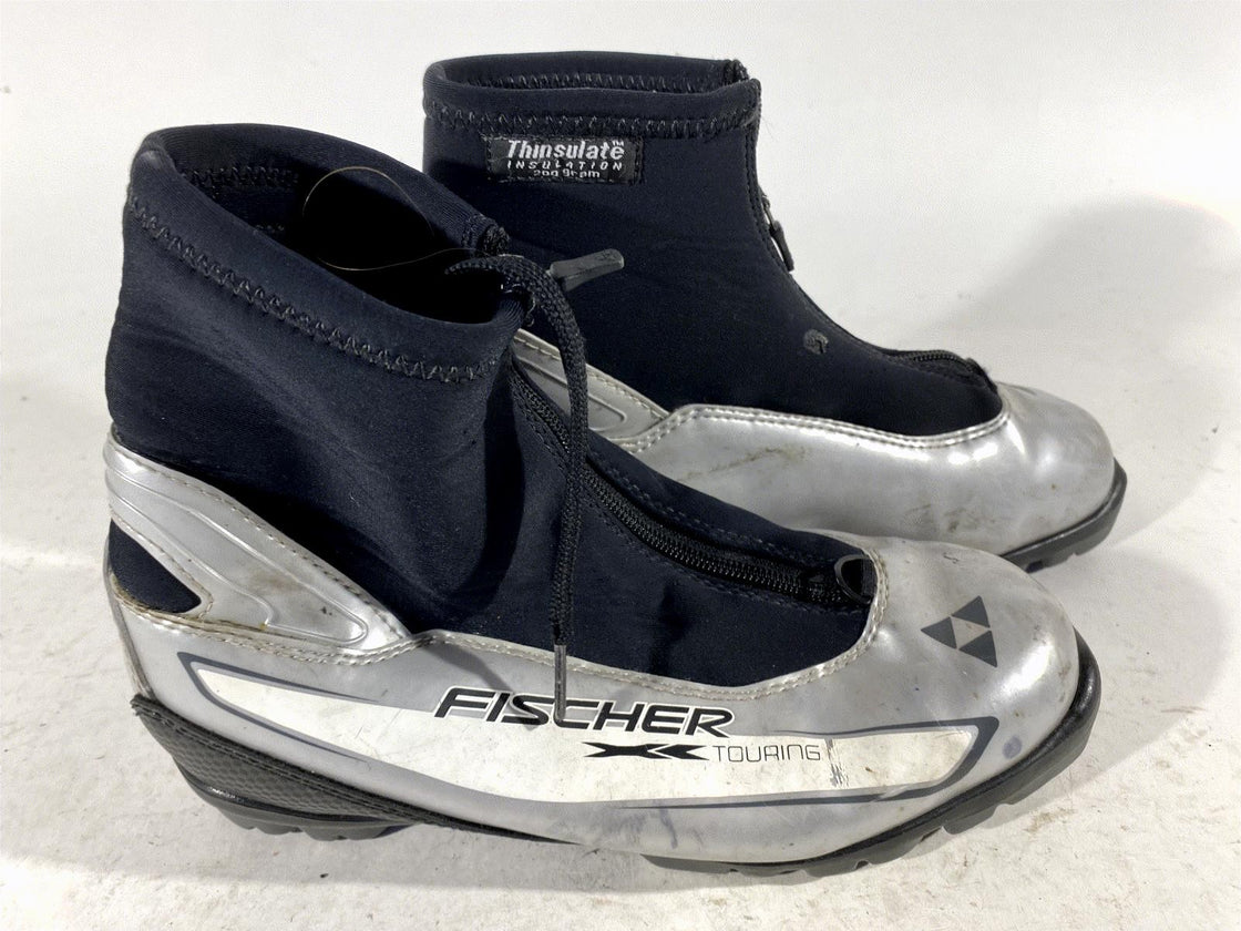 Fischer XC Touring Nordic Cross Country Ski Boots Size EU41 US8 NNN 236