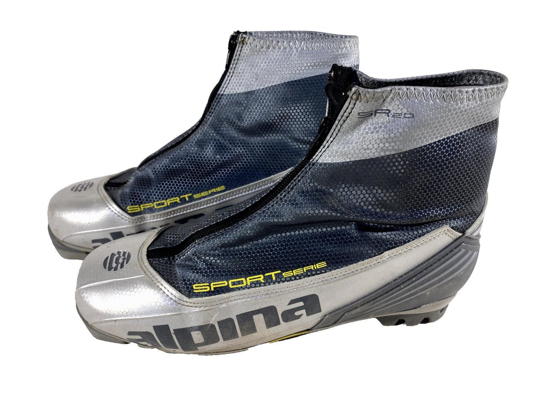 Alpina SR20 Classic Nordic Cross Country Ski Boots Size EU43 US9.5 for NNN 265