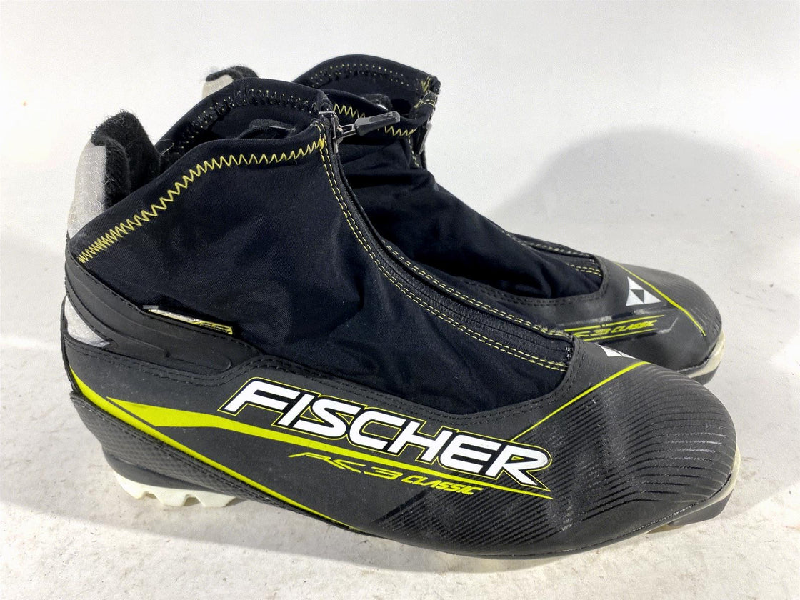 Fischer RC3 Classic Nordic Cross Country Ski Boots Size EU46 US12 NNN 261