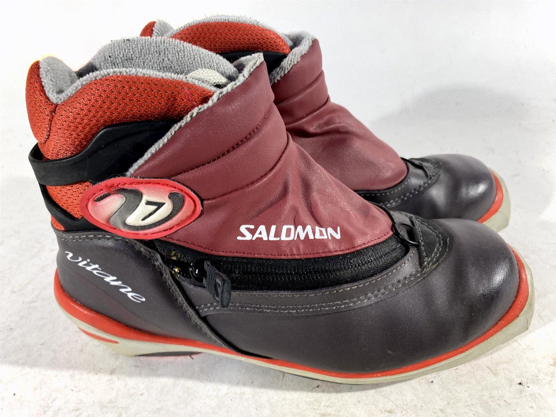 SALOMON Vitane 7 Nordic Cross Country Ski Boots Size EU37 US5.5 SNS Profil 247