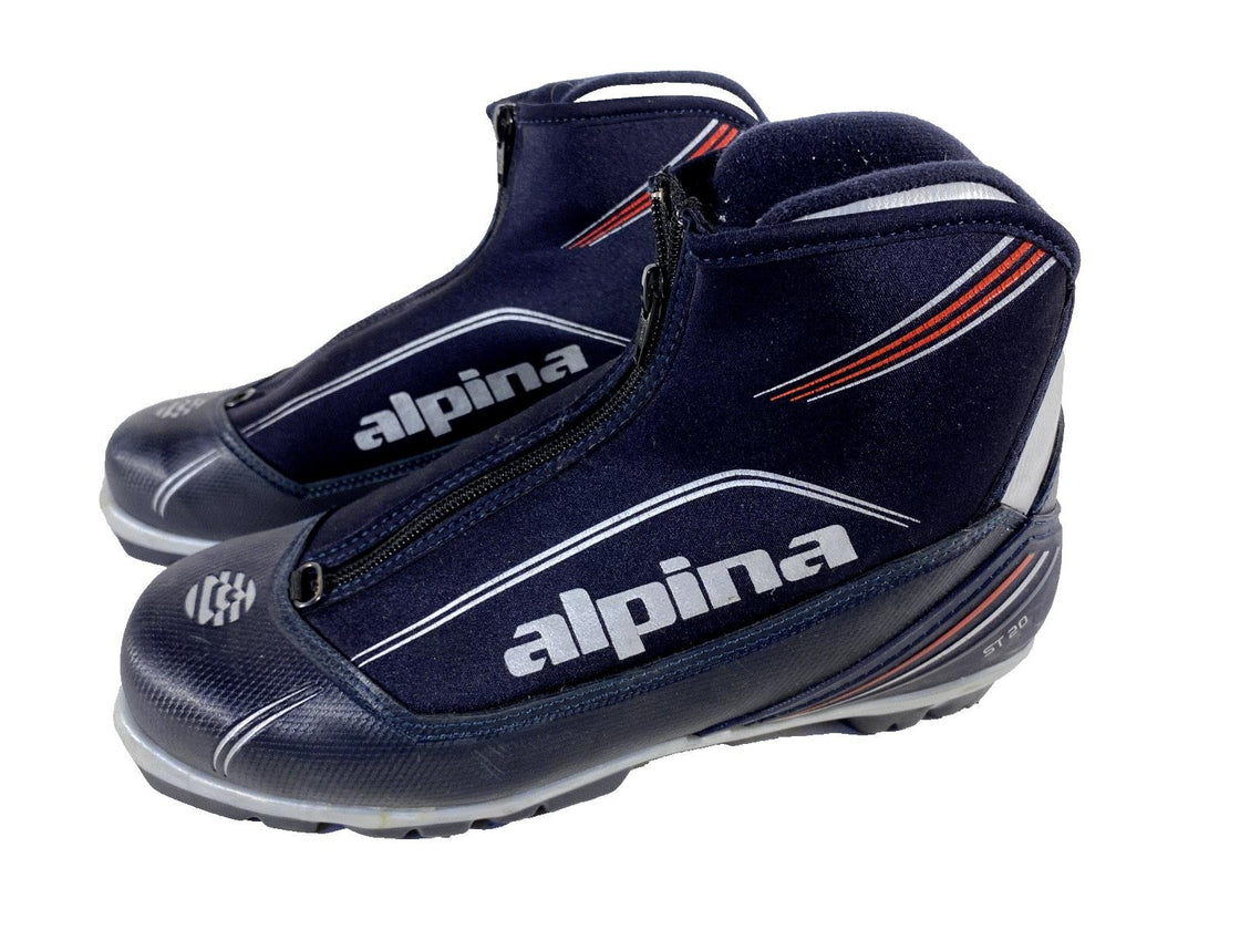 Alpina ST20 Classic Nordic Cross Country Ski Boots Size EU42 US9 NNN 273