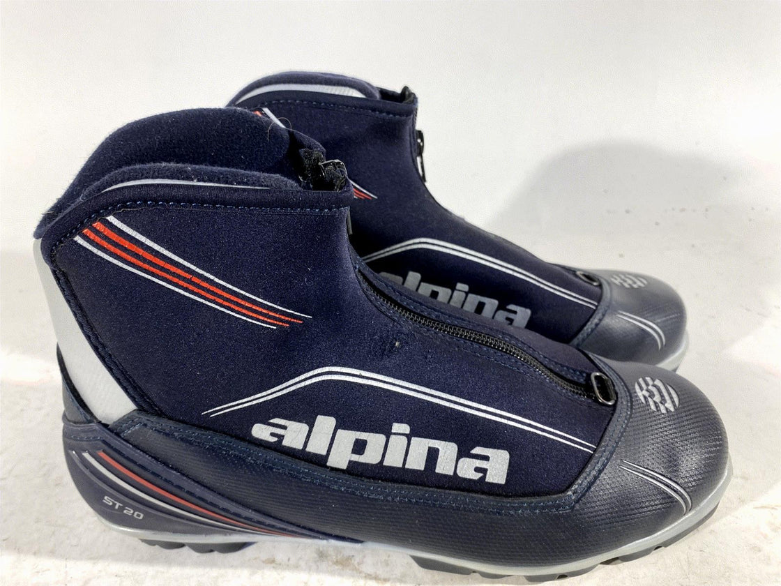 Alpina ST20 Classic Nordic Cross Country Ski Boots Size EU42 US9 NNN 273