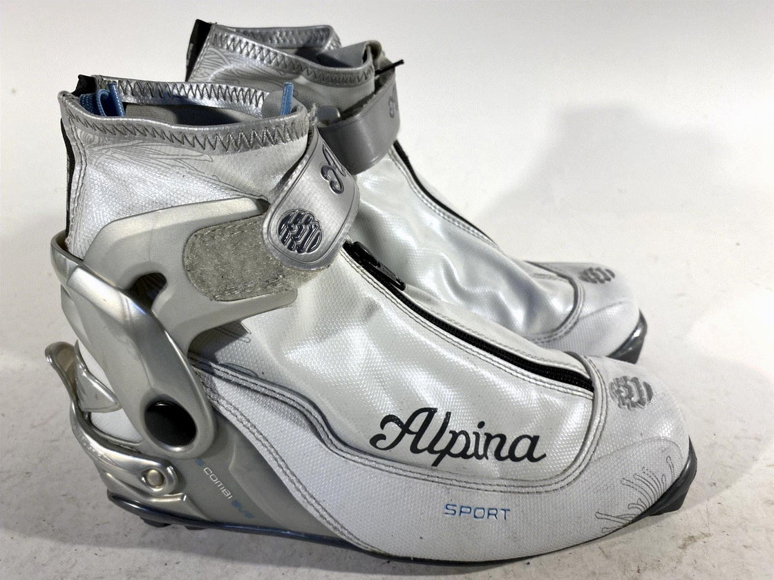 Alpina S Combi Nordic Cross Country Ski Boots Combi Size EU39 US7 NNN 286