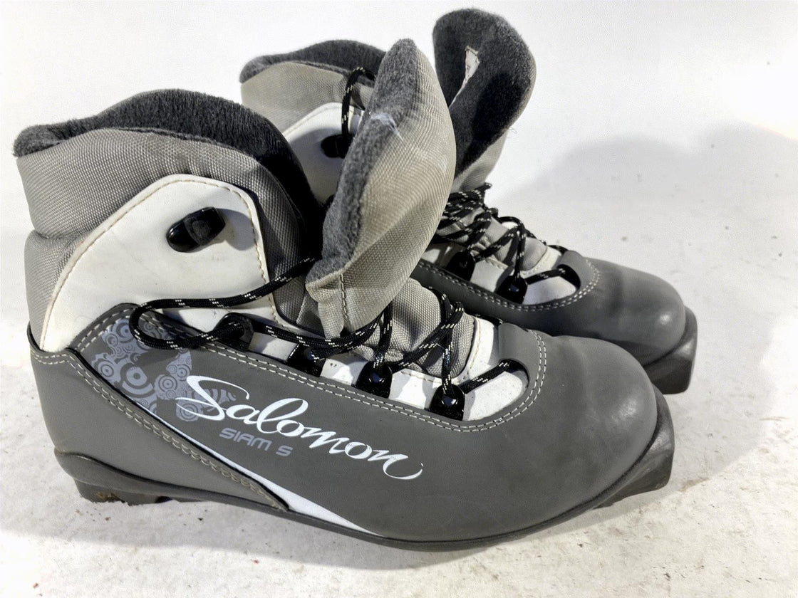 Salomon Siam 5 Nordic Cross Country Ski Boots Size EU37 1/3 US6 SNS Profil 297