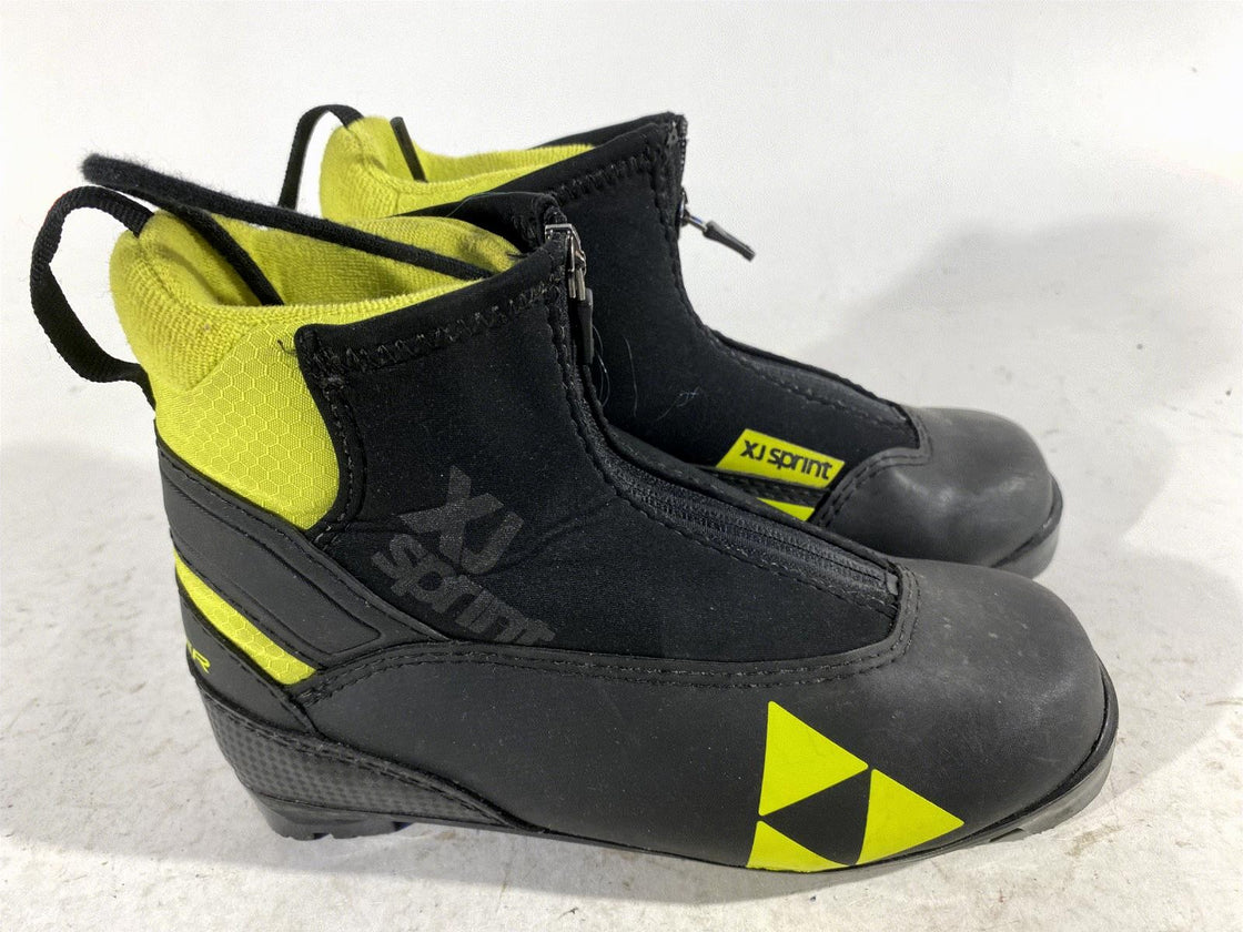 Fischer XJ Sprint Nordic Cross Country Ski Boots Size EU35 US3.5 for NNN 287