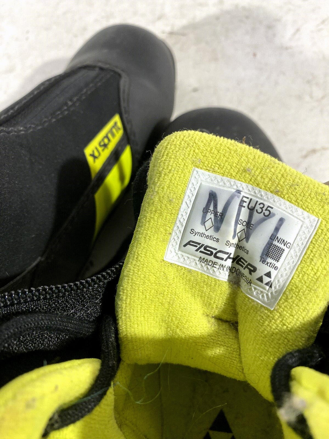 Fischer XJ Sprint Nordic Cross Country Ski Boots Size EU35 US3.5 for NNN 287