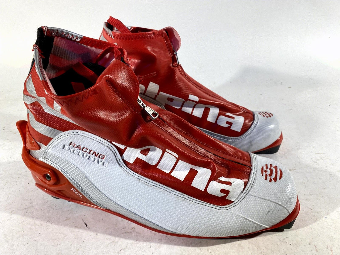 Alpina RCL Classic Nordic Cross Country Ski Boots Size EU45 US11.5 for NNN 312