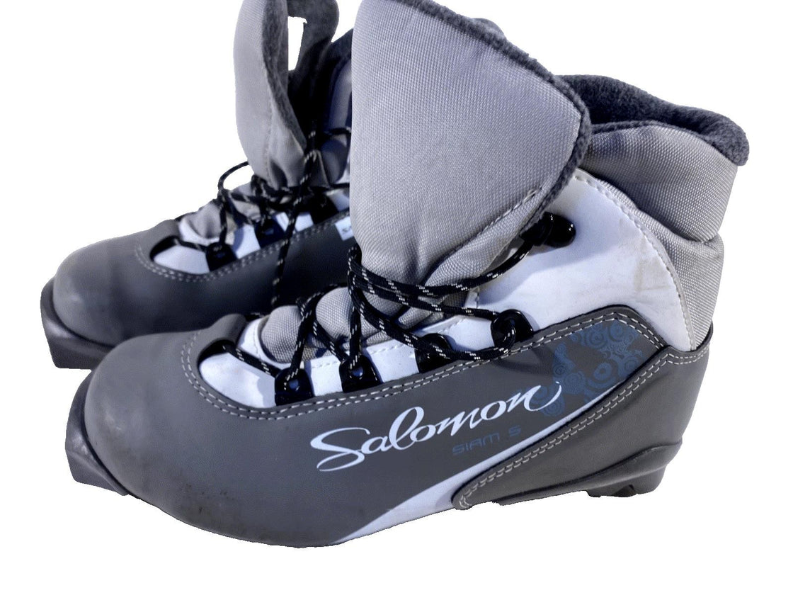 Salomon Siam 5 Nordic Cross Country Ski Boots Size EU38 US6.5 SNS Profil 342