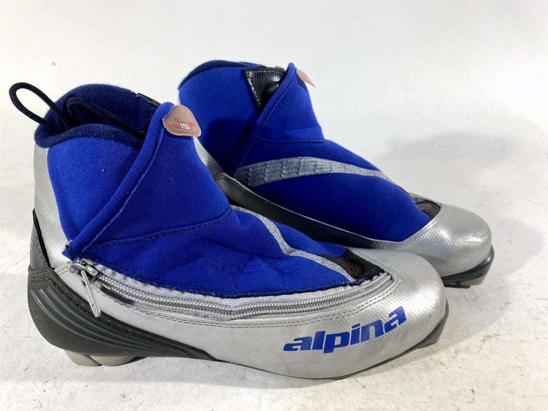 Alpina SP15 Nordic Cross Country Classic Ski Boots Size EU40 US7.5 for NNN 326
