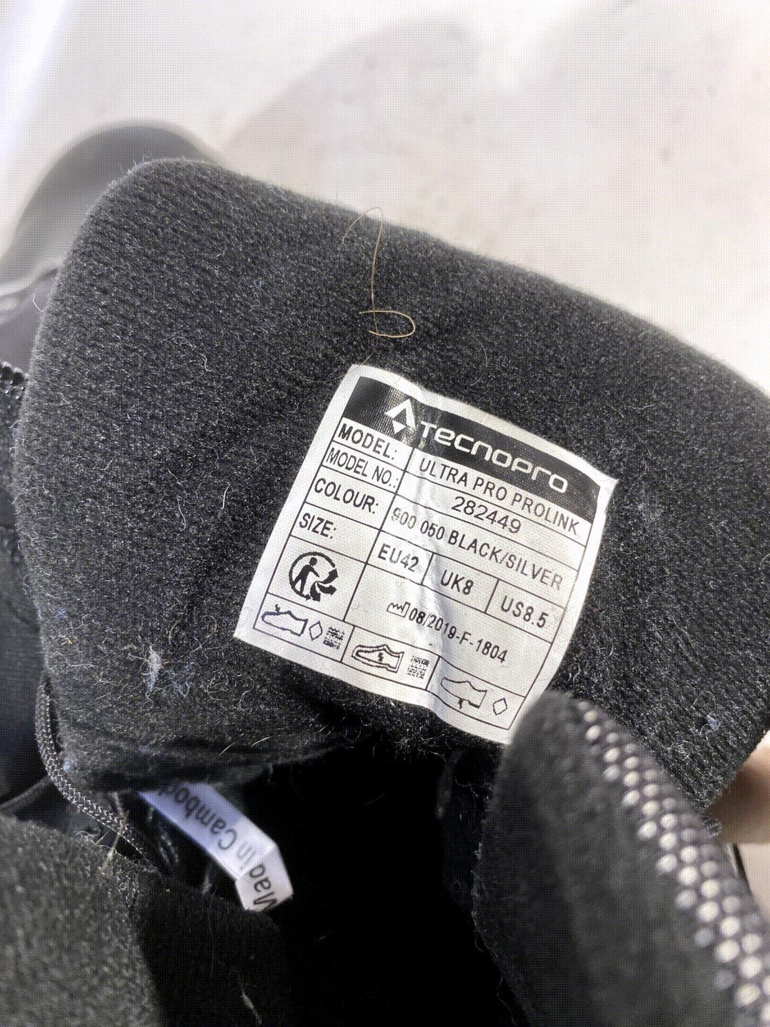 TecnoPro Prolink Classic Nordic Cross Country Ski Boots Size EU42 US9 NNN 348