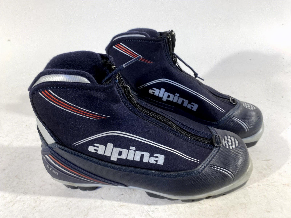 Alpina ST20 Nordic Cross Country Classic Ski Boots Size EU37 US5 for NNN 327