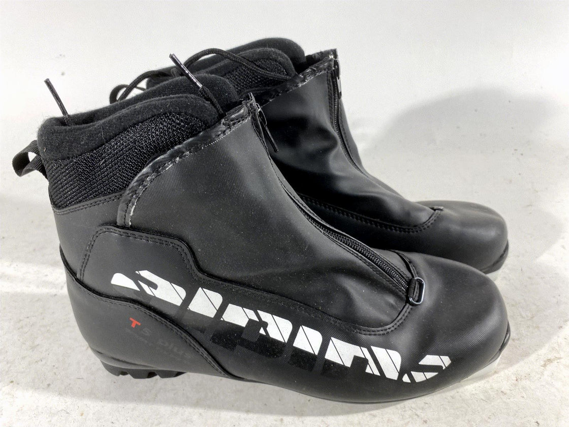 Alpina T5plus Touring Nordic Cross Country Ski Boots Size EU42 US9 NNN 368