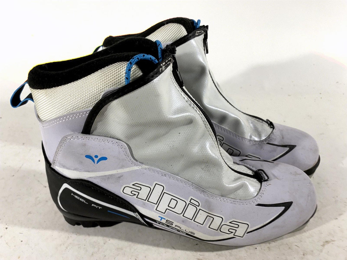 Alpina T5plus Nordic Cross Country Touring Ski Boots Size EU41 US8 for NNN 380