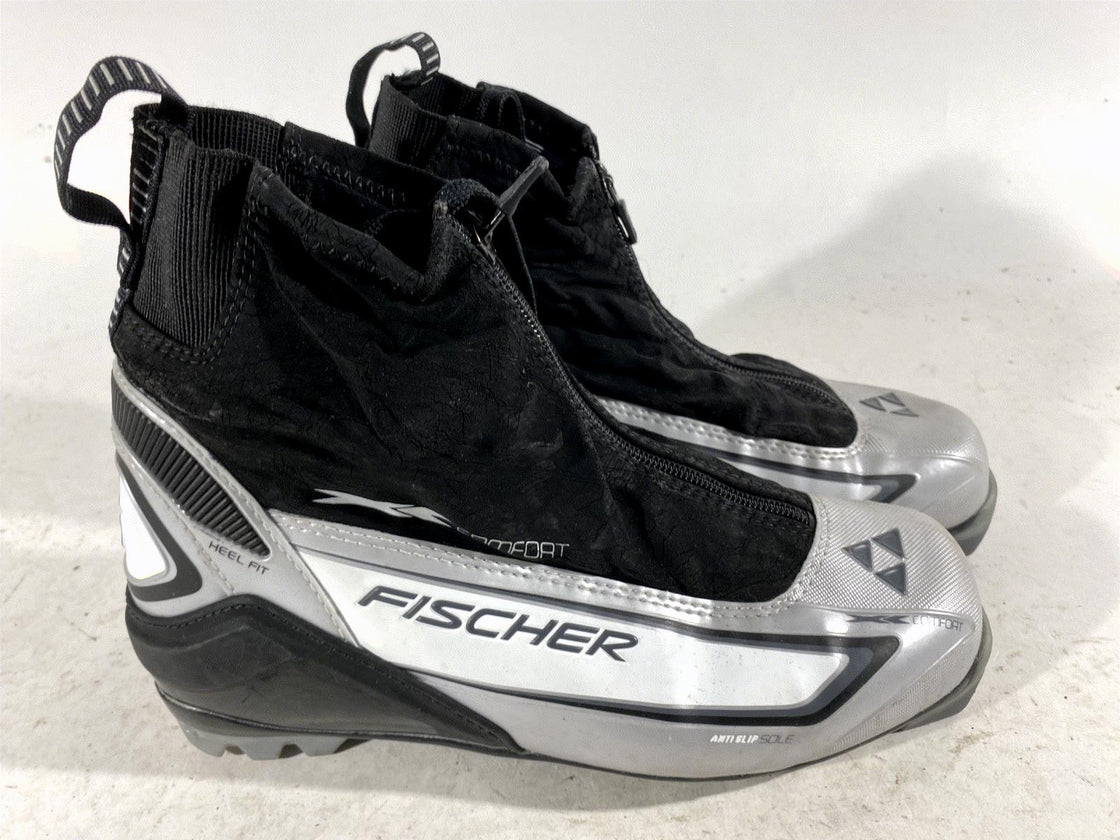 Fischer XC Touring Nordic Cross Country Ski Boots Size EU42 US9 NNN 383