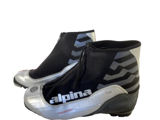 Alpina T10 Cross Country Ski Boots Classic NNN EU 43 US 9.5 285mm 411