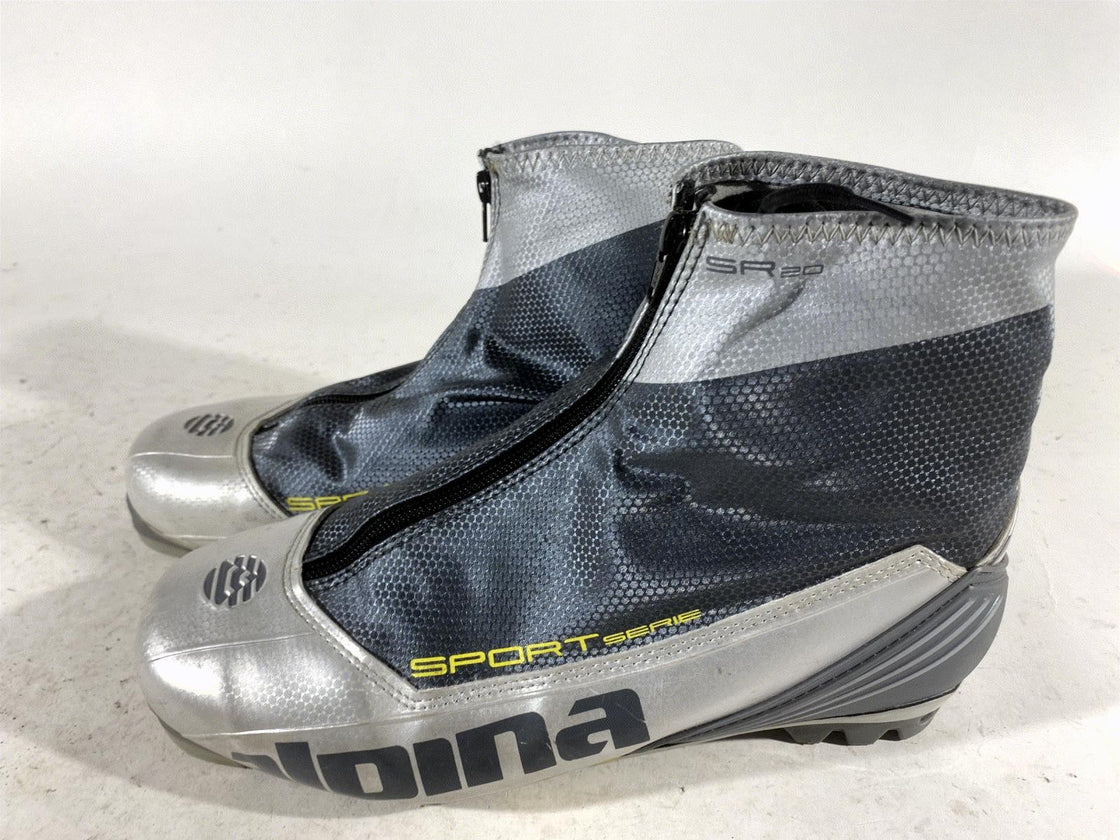 Alpina SR20 Classic Nordic Cross Country Ski Boots Size EU44 US10.5 for NNN 416