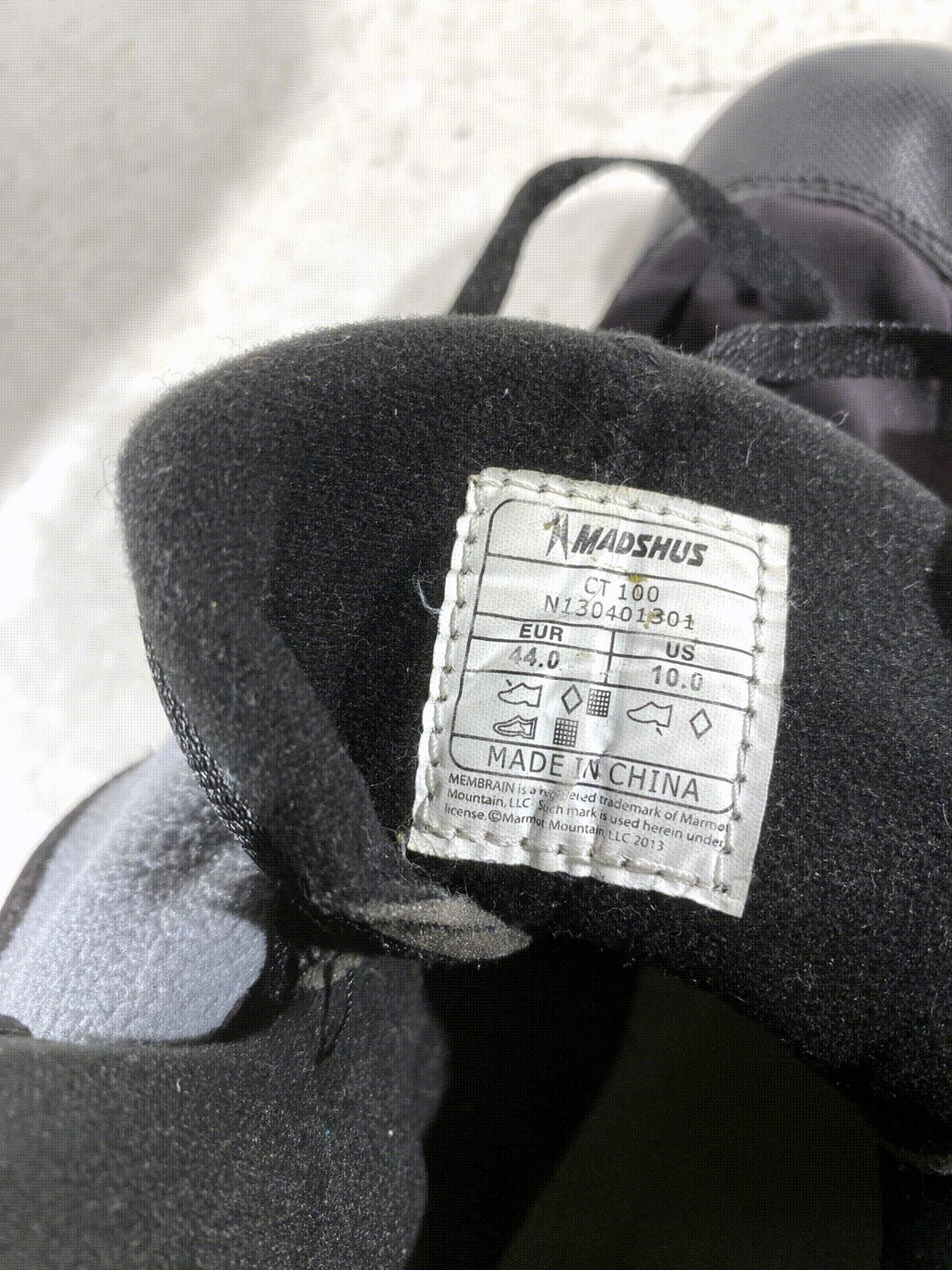 Madshus CT100 Nordic Cross Country Ski Boots Size EU44 US10 for NNN 431