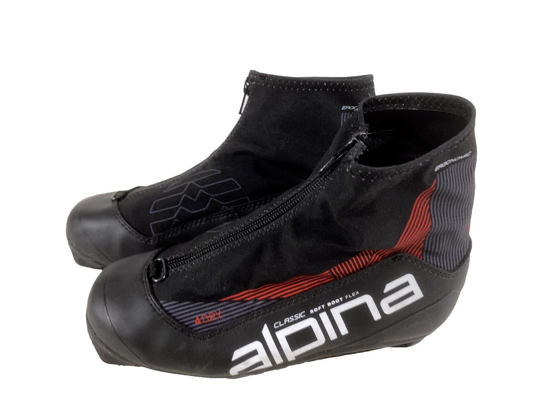 Alpina Classic Nordic Cross Country Ski Boots Size EU36 US4.5 NNN 352