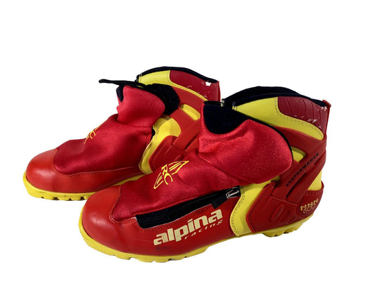 Alpina Cross Country Ski Boots Classic NNN EU 42 US 9 Vintage 272mm 486