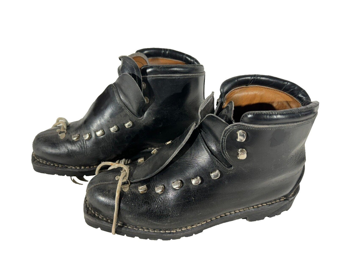 VALSPORT Vintage Cross Country Ski Boots Kandahar Cable Bindings EU43 US9 KL185