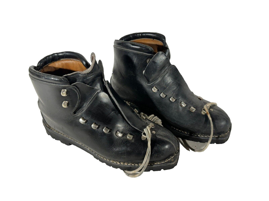 VALSPORT Vintage Cross Country Ski Boots Kandahar Cable Bindings EU43 US9 KL185