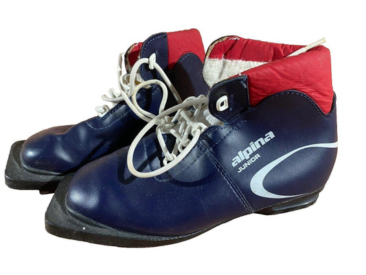 Alpina Cross Country Ski Boots Backcountry 75mm NN EU 34 US 3 Vintage 220mm 1702
