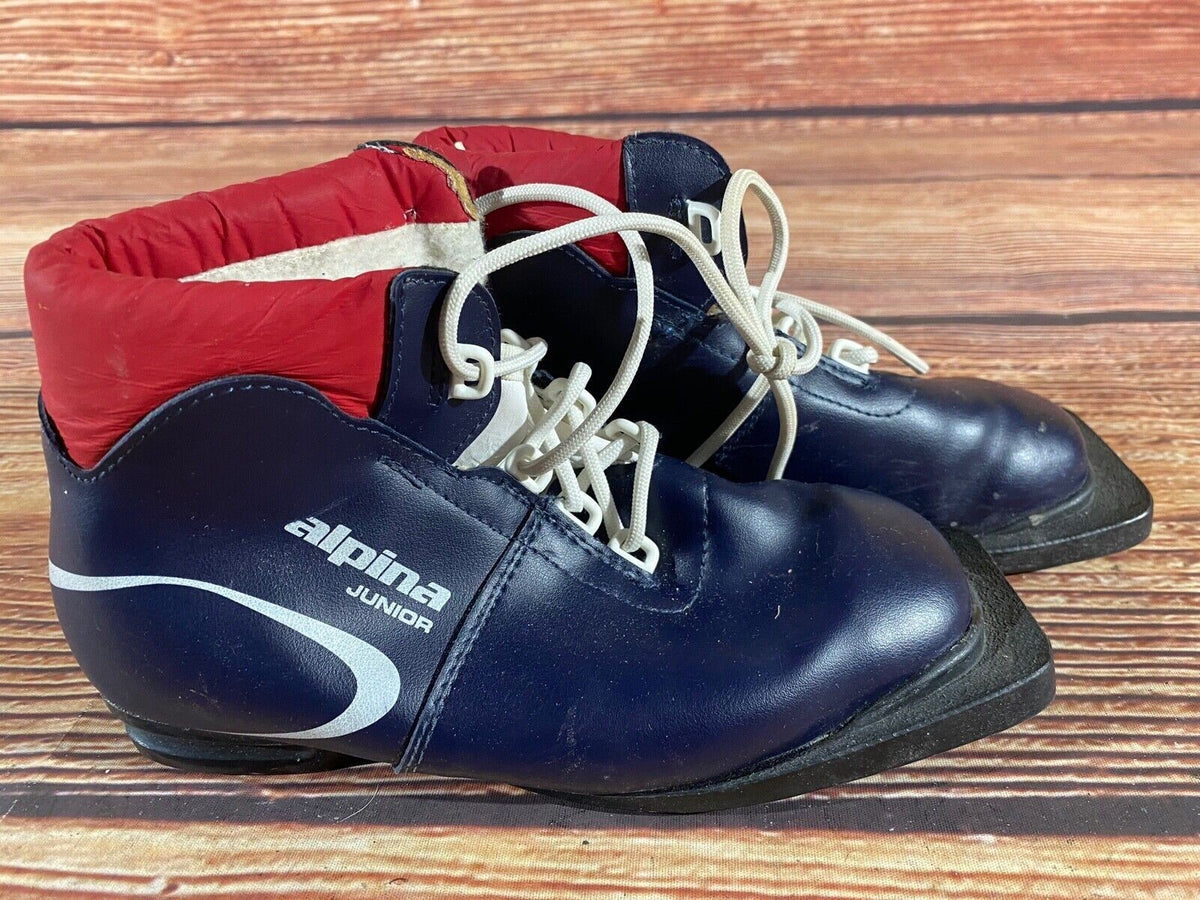 Alpina Cross Country Ski Boots Backcountry 75mm NN EU 34 US 3 Vintage 220mm 1702