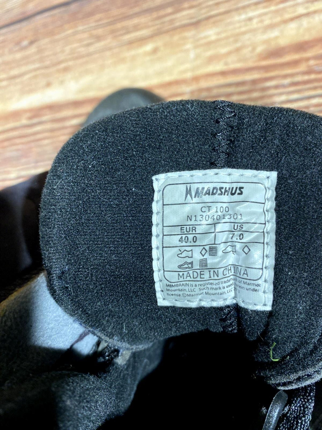 Madshus CT100 Nordic Cross Country Ski Boots Size EU40 US7 for NNN 2738