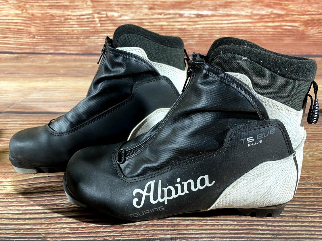 Alpina T5 Eve Nordic Cross Country Ski Boots Size EU38 US6 for NNN 2868