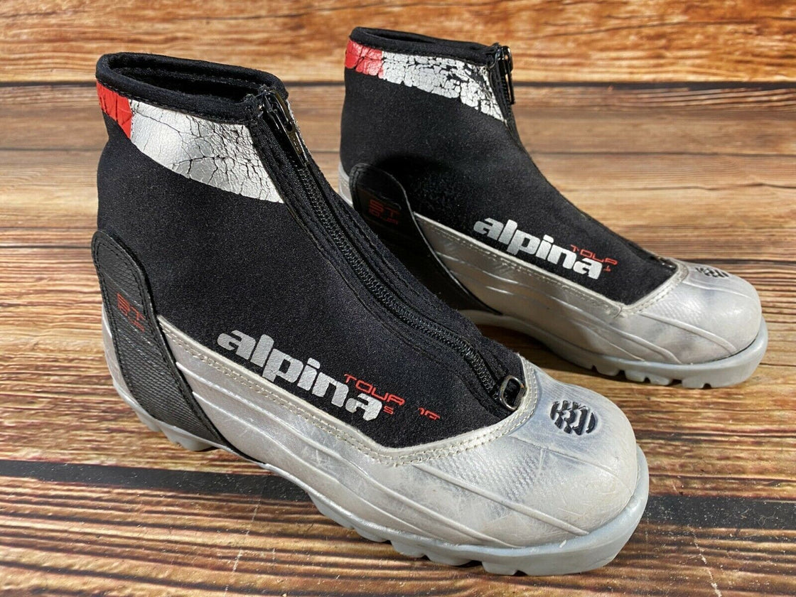 Alpina ST10jr Nordic Cross Country Ski Boots Size EU35 US3.5 NNN 2972