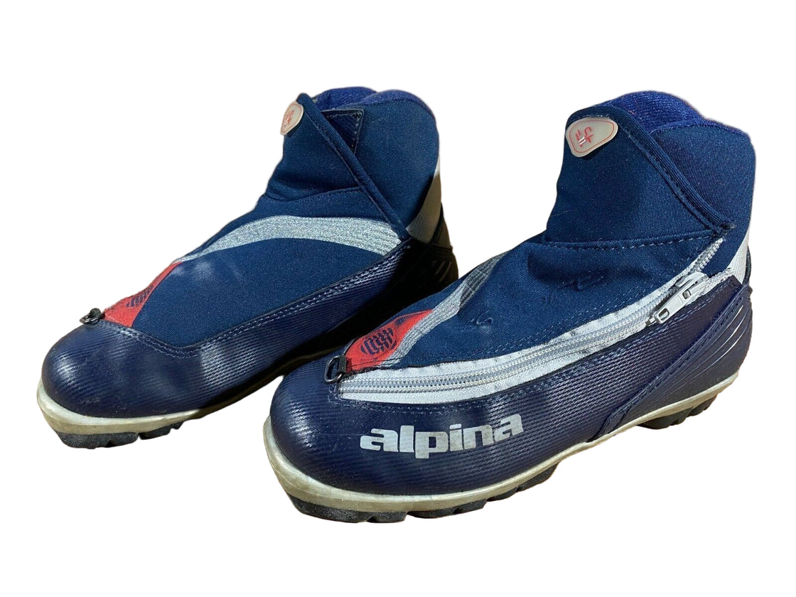Alpina ST11 Nordic Cross Country Ski Boots Size EU37 US5 NNN bindings 3043