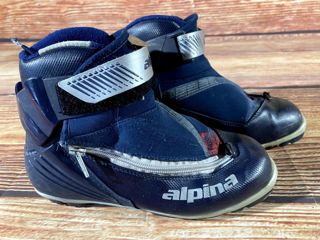 Alpina ST21 Nordic Cross Country Ski Boots Size EU38 US6 for NNN 3084