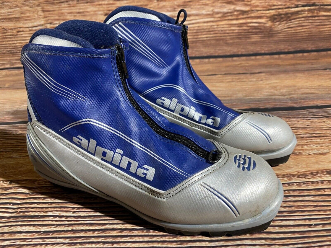 Alpina ST20jr Nordic Cross Country Ski Boots Size EU38 US6 for NNN 3083