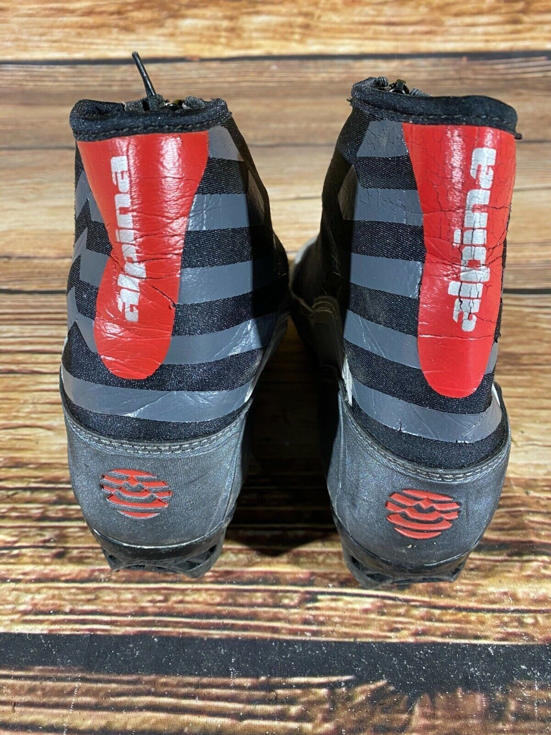 Alpina T10 JR Nordic Cross Country Ski Boots Size EU35 US3.5 NNN bindings 3091